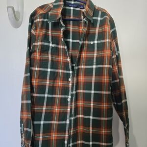 Janie And Jack Brush Twill Flannel Shirt